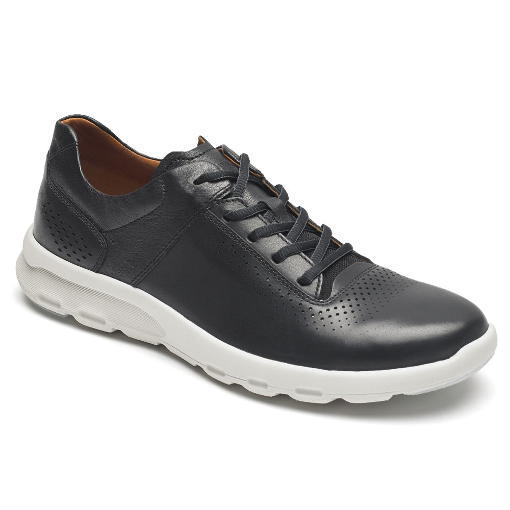 Rockport Sneakers For Mens Black - PulseTech Plain Toe - ET4712385